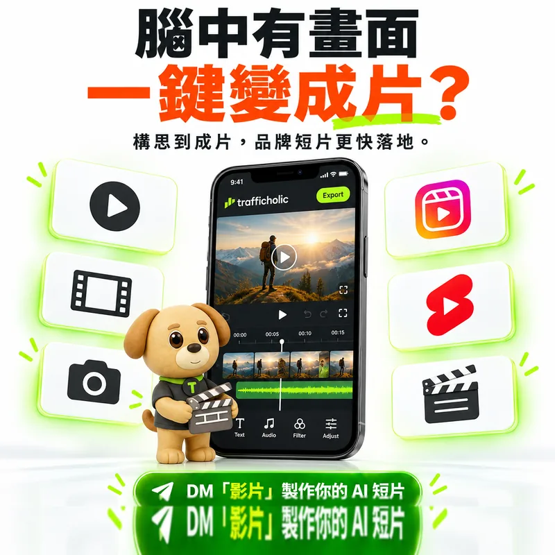 Higgsfield AI 影片製作｜trafficholic 服務