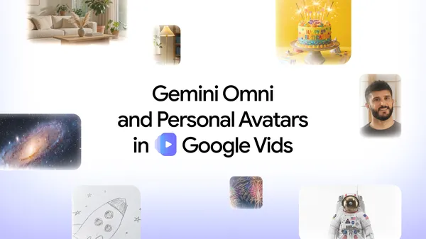 Google Vids 更新：Gemini Omni 同個人化虛擬角色助你輕鬆創作影片｜trafficholic AI趨勢